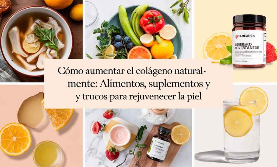 Cómo aumentar el colágeno naturalmente