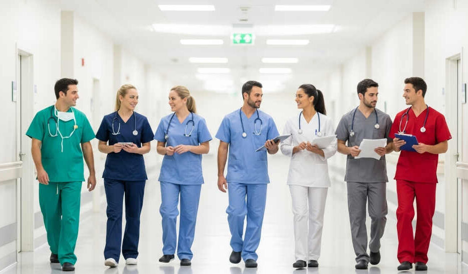 Los colores de uniformes médicos y su significado