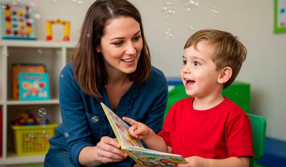 Ejercicios de terapia de lenguaje para niños de 3 años
