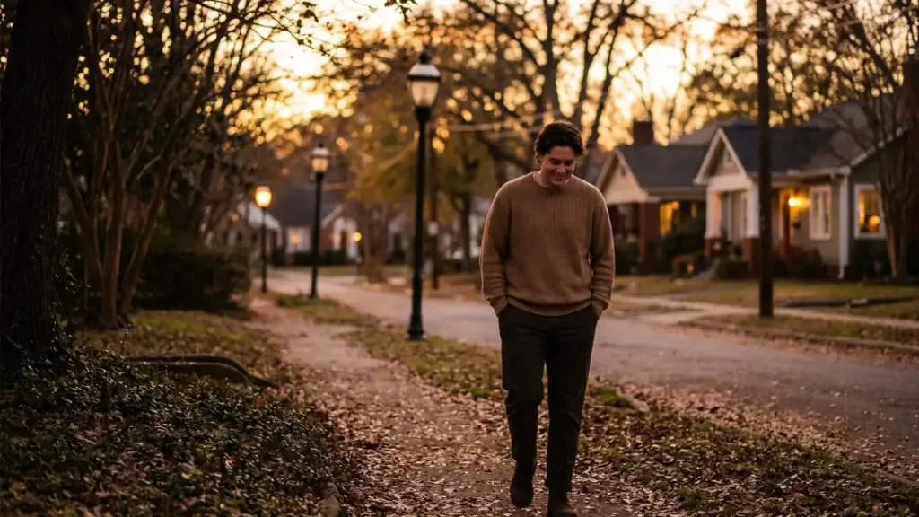 Caminata corta después de cenar para mejorar el metabolismo nocturno